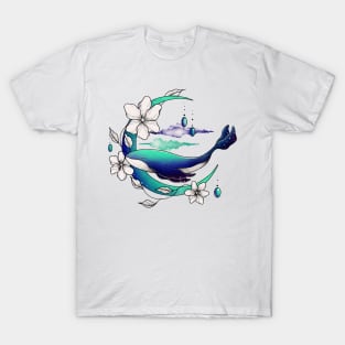 Watercolor Whale T-Shirt